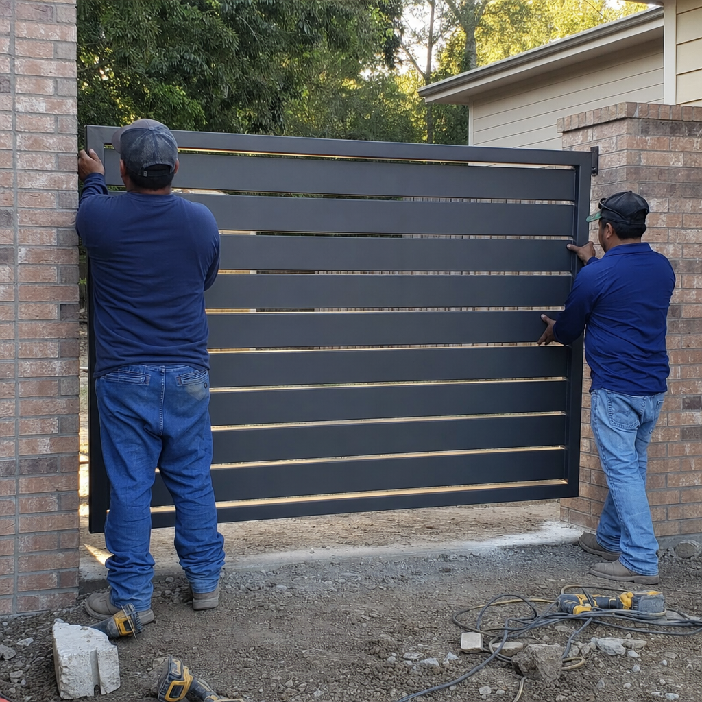 Gate installation by professionals