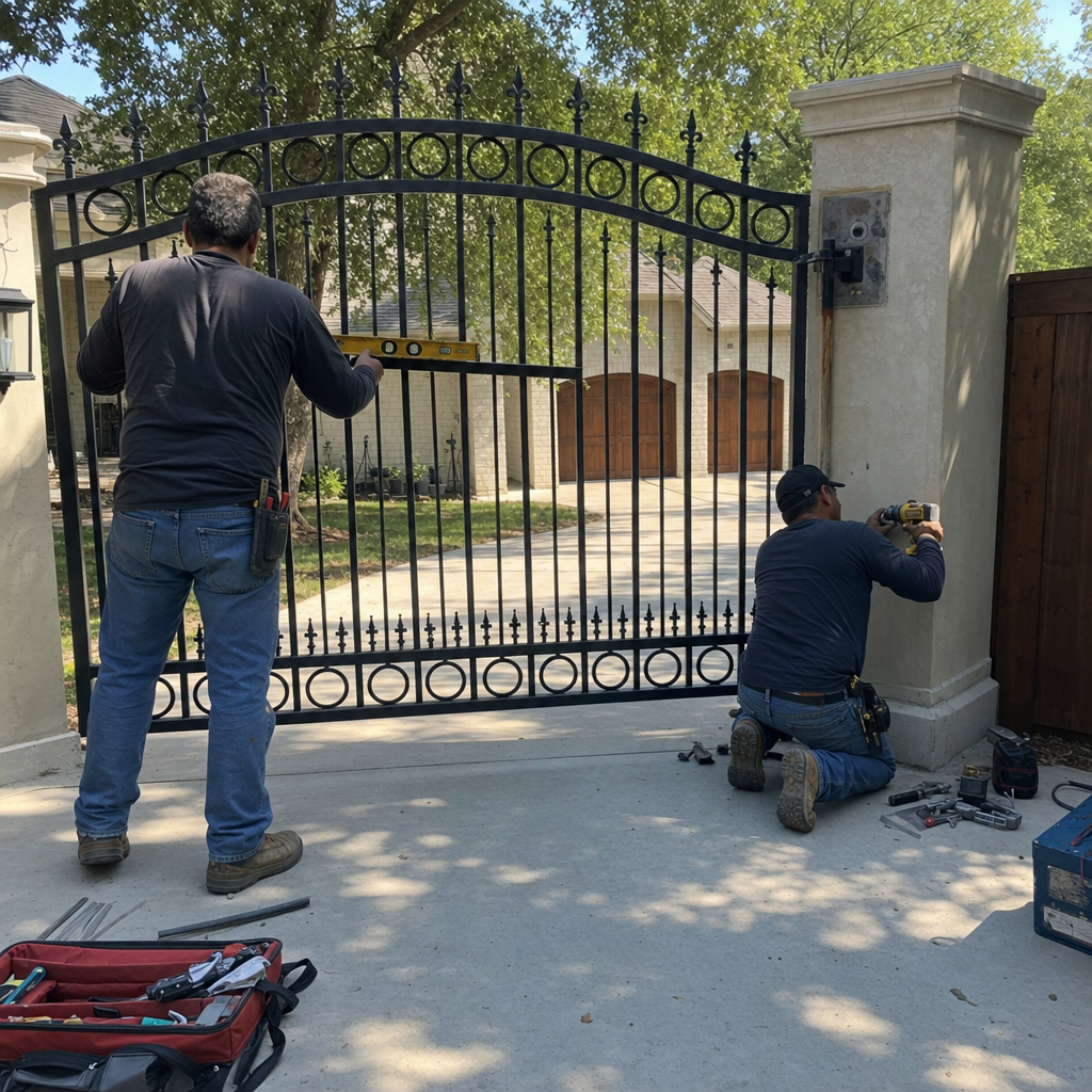 Gate installation by professionals